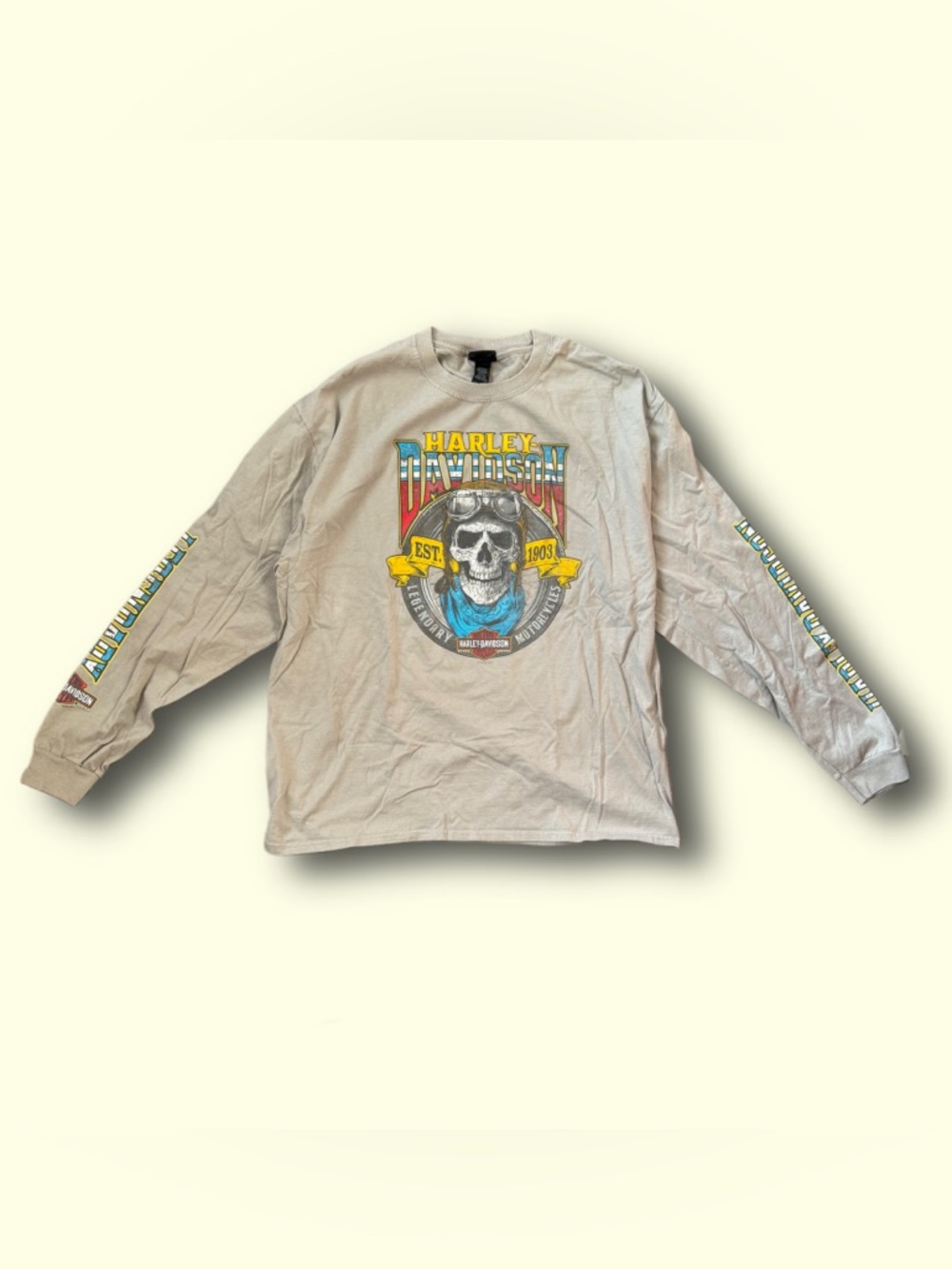 Men’s Harley Davidson long sleeve T shirt size XL 2019